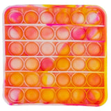 Square Pink/Yellow/White Pop Bubble Fidget Toy image 0