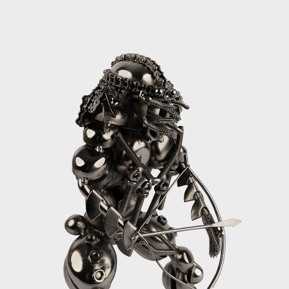 Metal Bot Alien Figurine - Large image 6