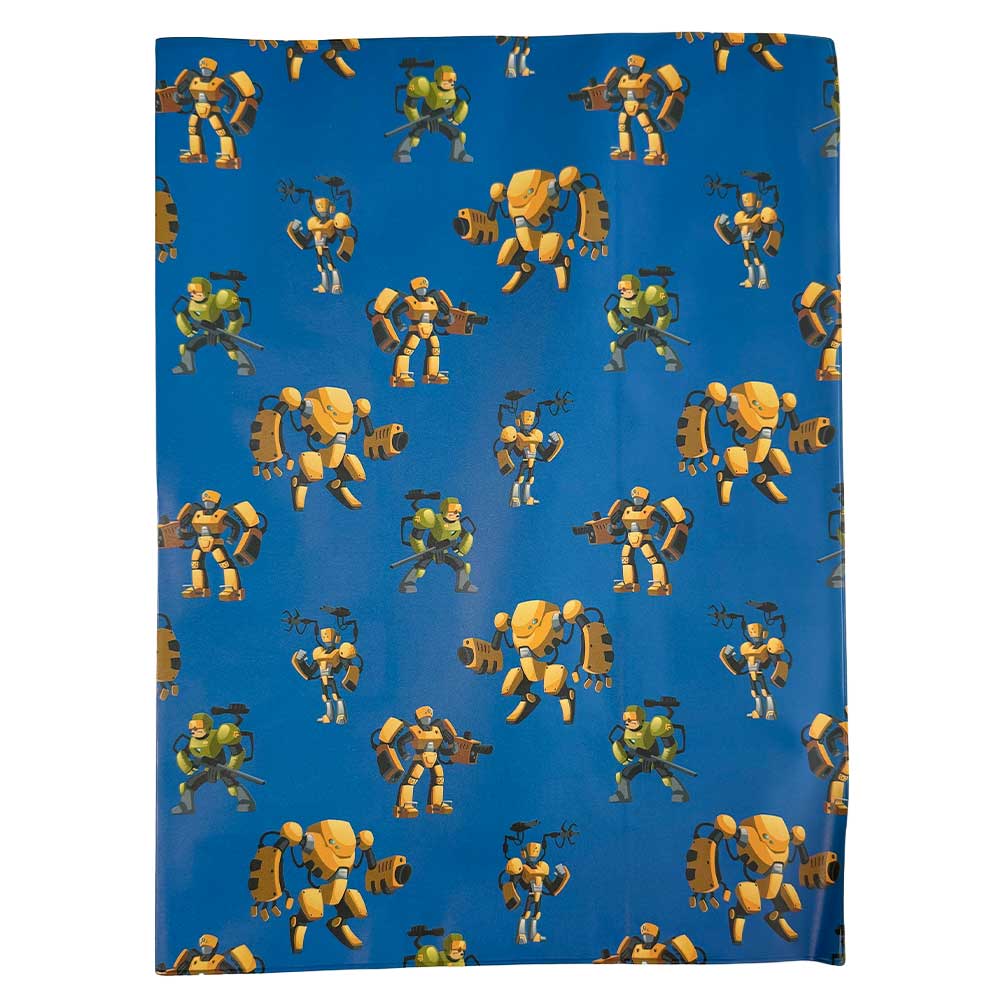 Battle Bots Scrapbook Cover – School Buzz Edition