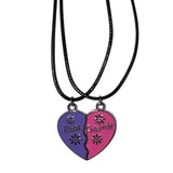 Best Friends Magnetic Heart Necklace Set – 2 Pack