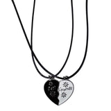 Best Friends Magnetic Heart Necklace Set – 2 Pack