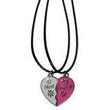 Best Friends Magnetic Heart Necklace Set – 2 Pack