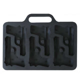 Silicone Gun Ice Tray - Black