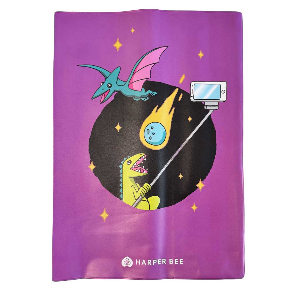 Dinosaur Selfie A4 Book Cover – School Buzz Edition