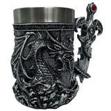 Dragon Sword Large Tankard – Battle Mug with Blade & Beast Detailing