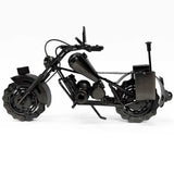 Extra Large Welded Metal Motorbike Statue – Industrial Steampunk Art