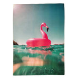 Flamingo Floatie A4 Book Cover – School Buzz Edition