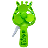 Giraffe Hand-Press Mini Fan (No Batteries Needed)