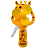 Giraffe Hand-Press Mini Fan (No Batteries Needed)