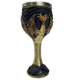 Gold Dragon Goblet – Regal Chalice with Stainless Steel Liner