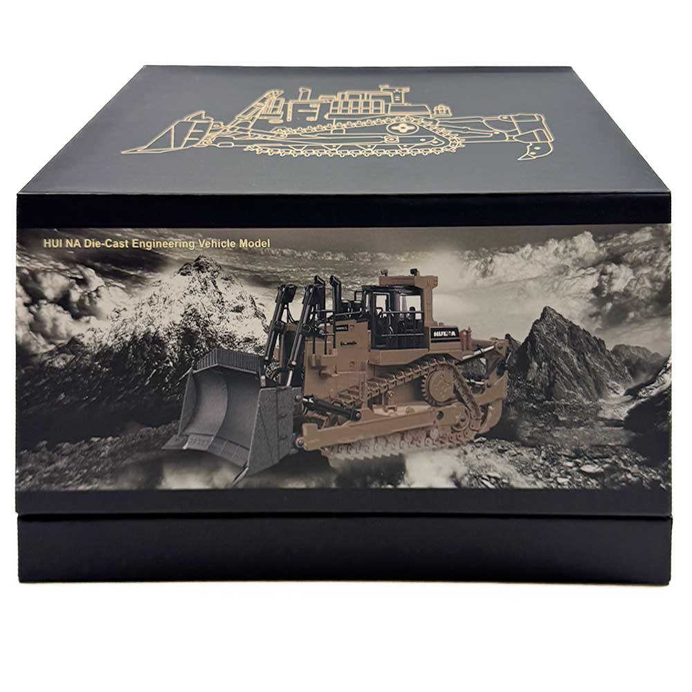 Huina 1:50 Metal Alloy Bulldozer/Scarifier – Die-Cast Static Model