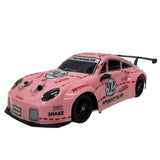 Kids RC Drift Car – Rechargeable Remote Control Stunt Car with LED Lights &amp; Spare Tyres