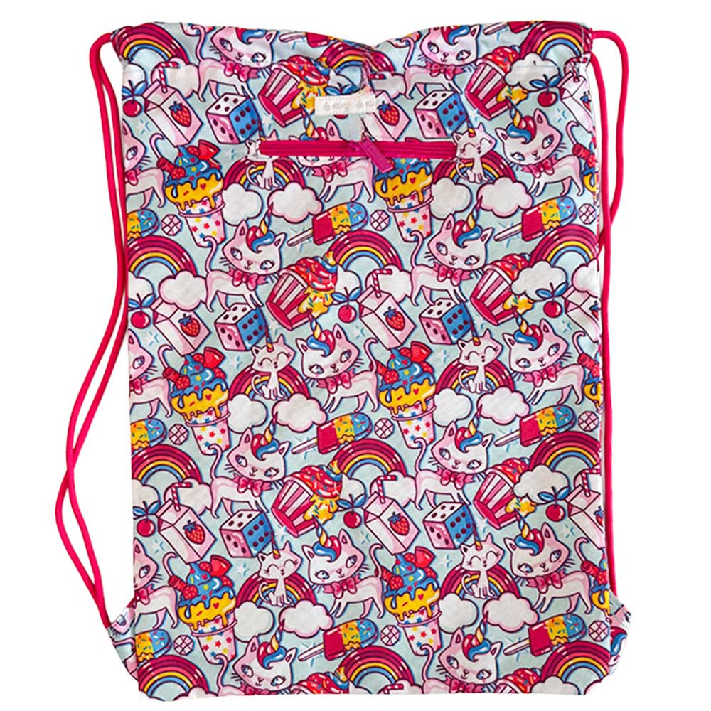 Kitty Cupcake Swim Bag – School Buzz Edition
