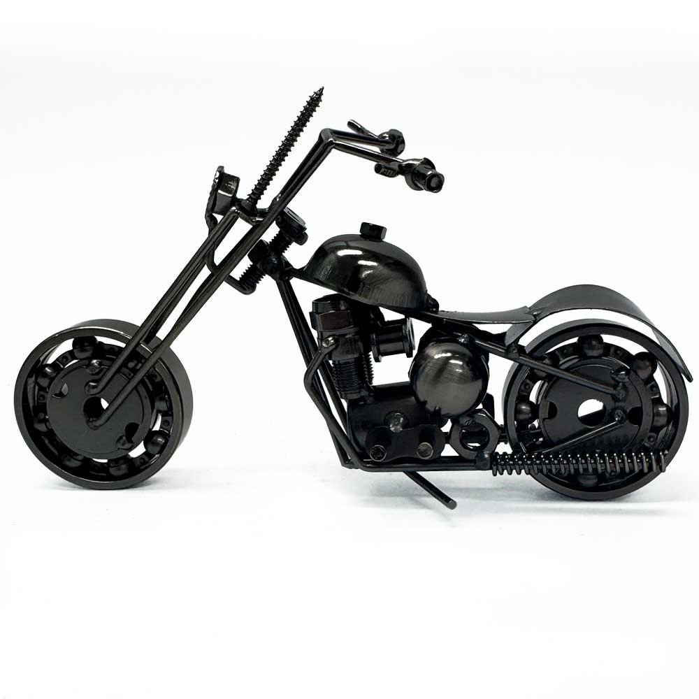 Medium Welded Metal Motorbike Sculptures – Handmade Steampunk Decor (9 Variants)
