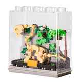 Mini Dinosaur Skeleton Brick Sets with Display Case (6 Styles)