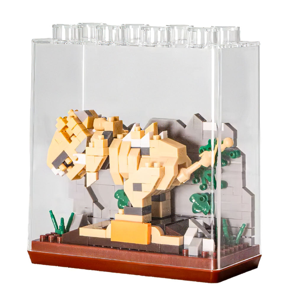Mini Dinosaur Skeleton Brick Sets with Display Case (6 Styles)