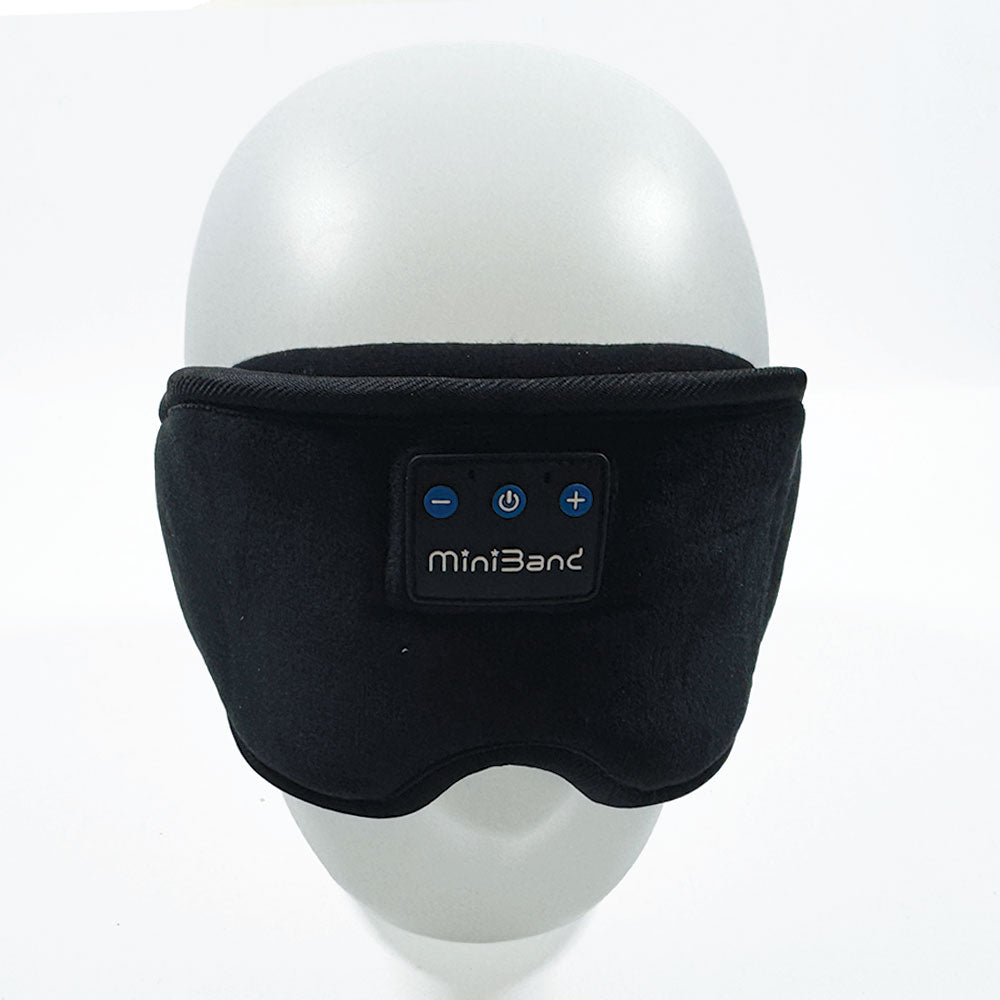 MiniBand Wireless Bluetooth Sleep Mask – USB‑C, Stretch Fabric, 10h Battery