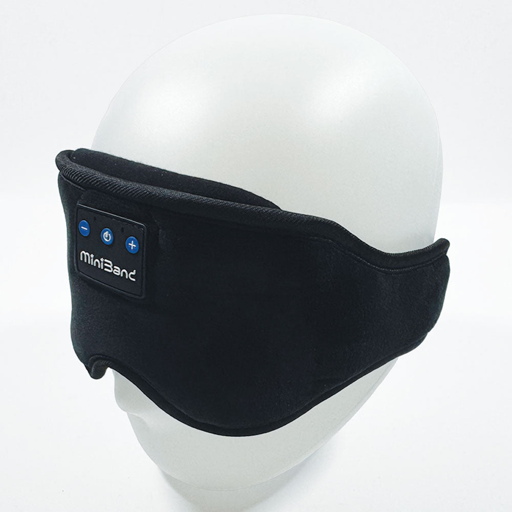 MiniBand Wireless Bluetooth Sleep Mask – USB‑C, Stretch Fabric, 10h Battery