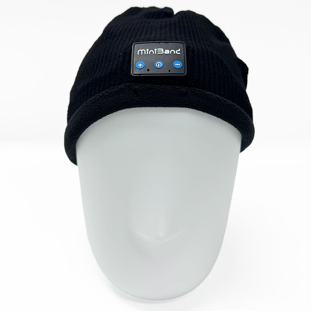 MiniBand Bluetooth Music Beanie – USB-C Rechargeable, Stretch Fabric, Removable Module, 10h Battery Life