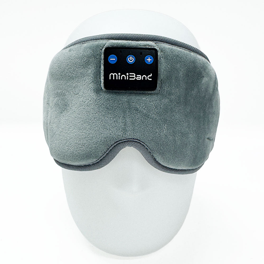MiniBand Wireless Bluetooth Sleep Mask – USB‑C, Stretch Fabric, 10h Battery