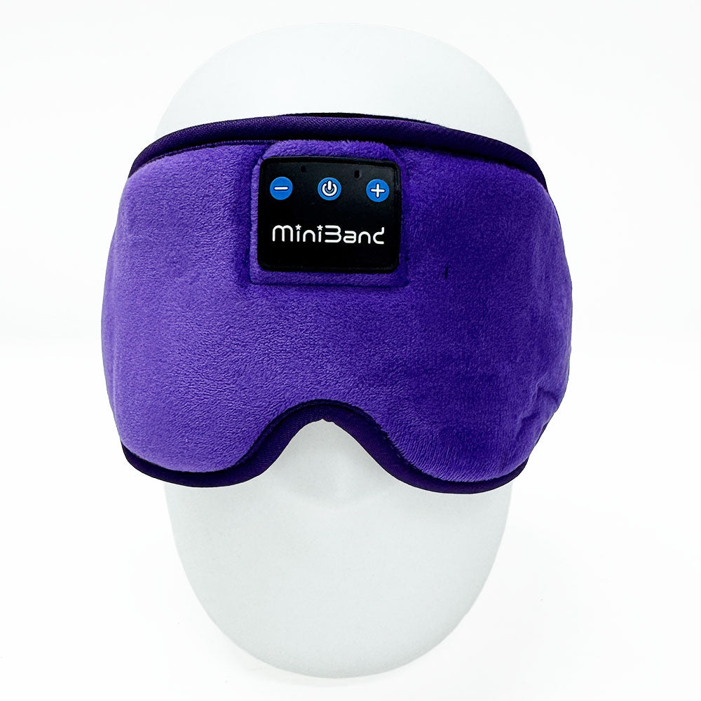 MiniBand Wireless Bluetooth Sleep Mask – USB‑C, Stretch Fabric, 10h Battery