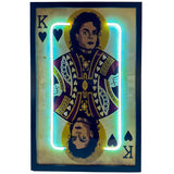 Neon Sign – King of Pop Playing Card (Michael Jackson)