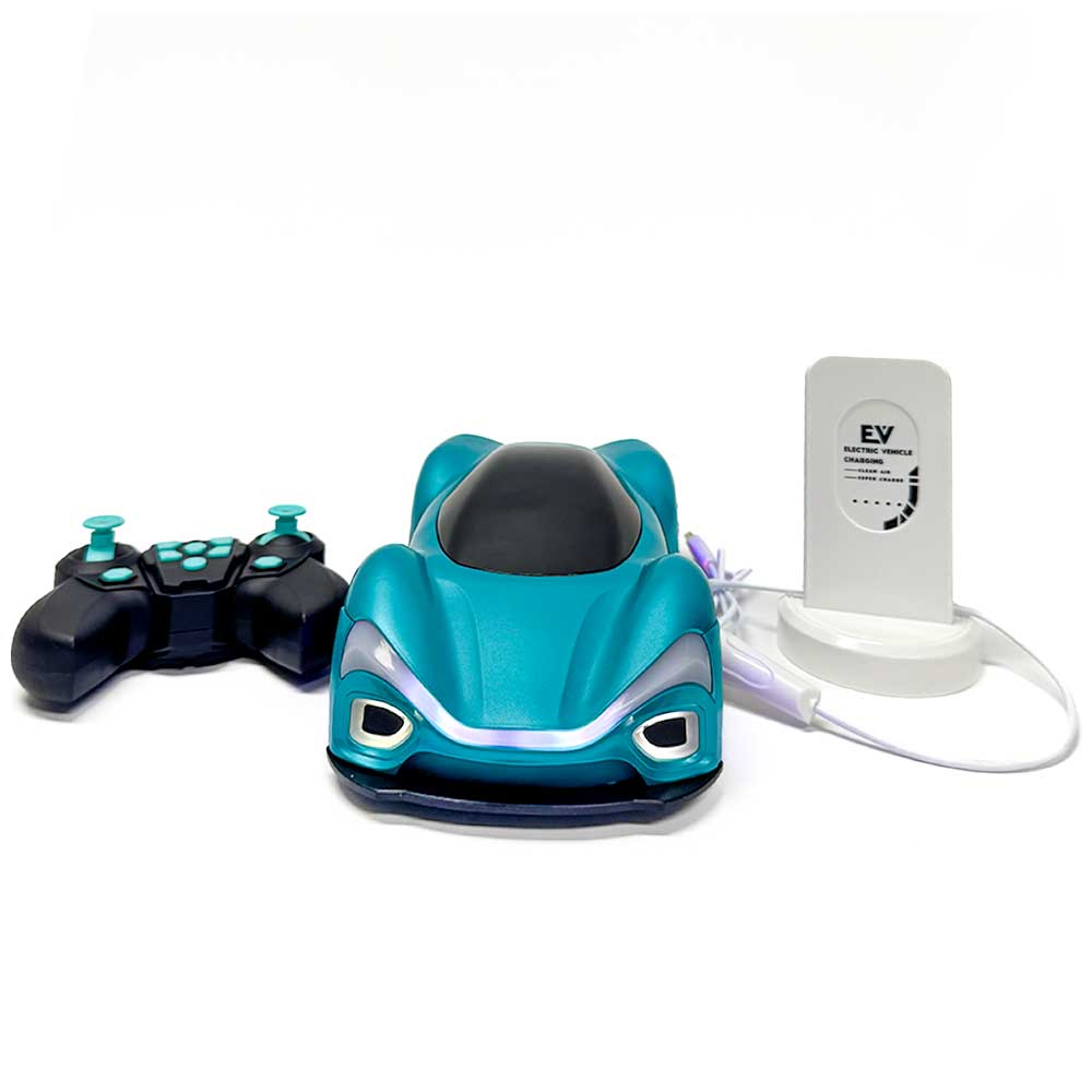 Stunt Passion RC Drift Car – 2.4 GHz, Programmable Tricks, Lights & Music (Recharge Dock)