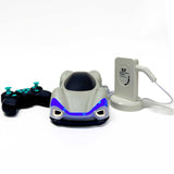 Stunt Passion RC Drift Car – 2.4 GHz, Programmable Tricks, Lights & Music (Recharge Dock)