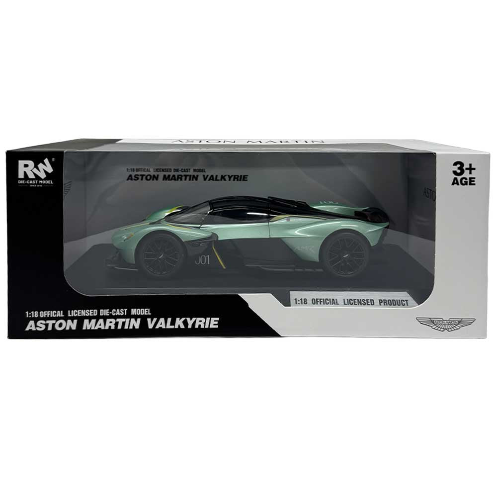 1:18 Licensed Die‑Cast Supercar Models – Bugatti Divo, McLaren 720S, Aston Martin Valkyrie