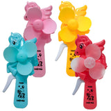 Unicorn Hand-Press Mini Fan (No Batteries Needed)