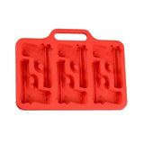 Silicone Gun Ice Tray - Red image 0