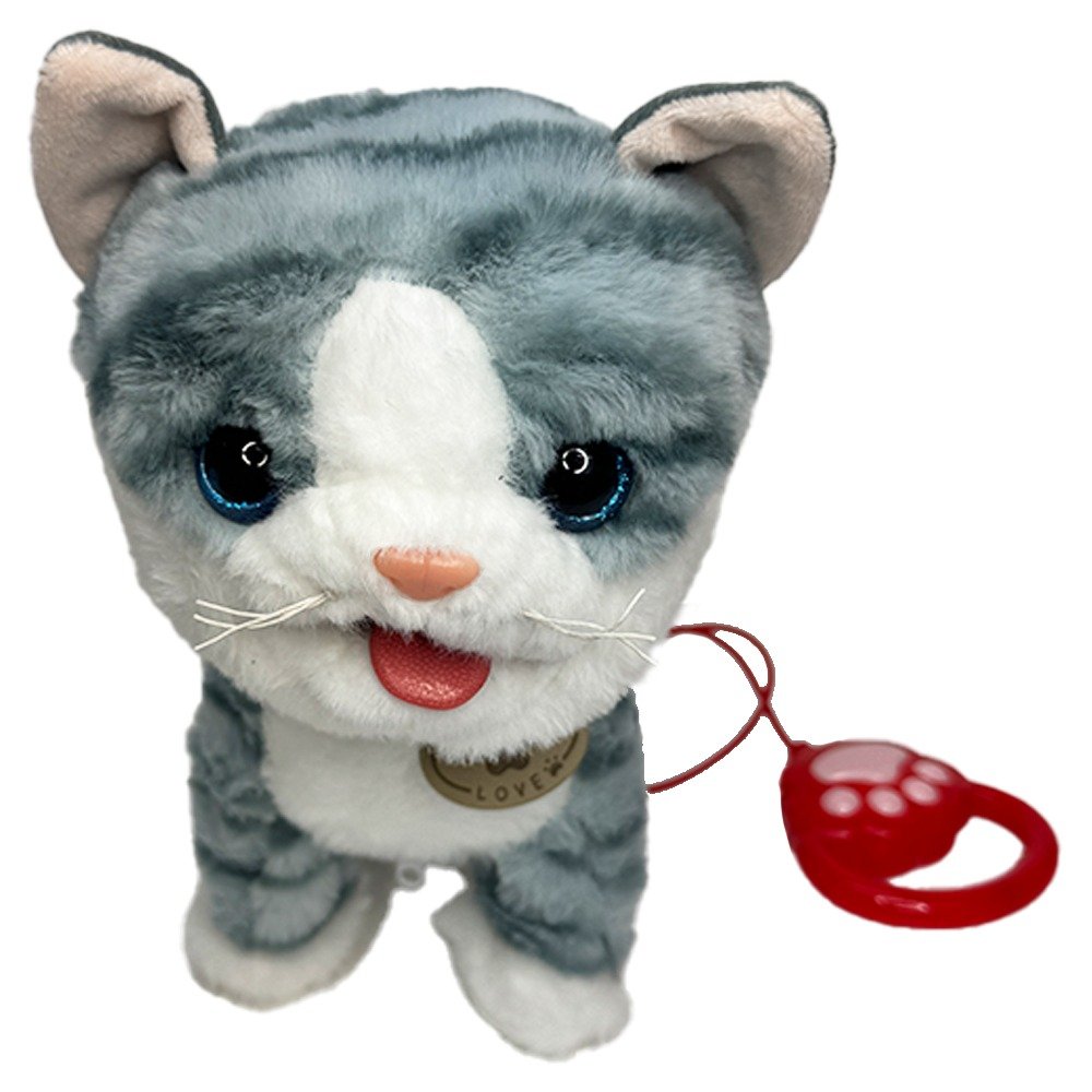 Dancing Short Haired Cat – Interactive Walking Toy with Lead image 3
