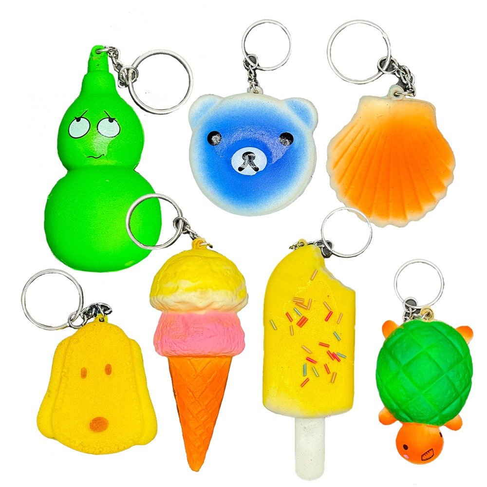 Squishy Keyring Toys Assorted image 0