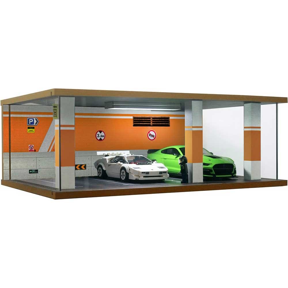 1:24 Scale Model Car Parking Garage - 3 Car image 2