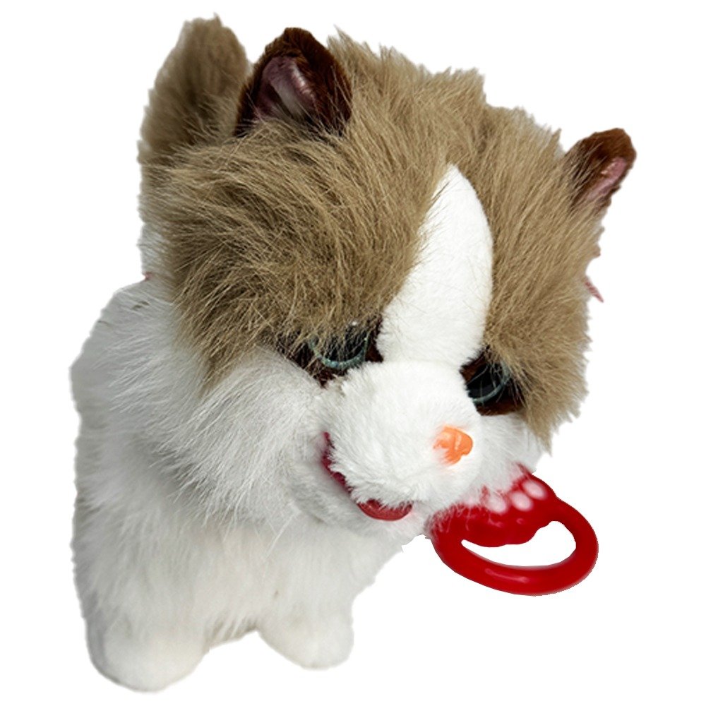 Dancing Long Haired Cat – Interactive Walking Toy with Lead image 8