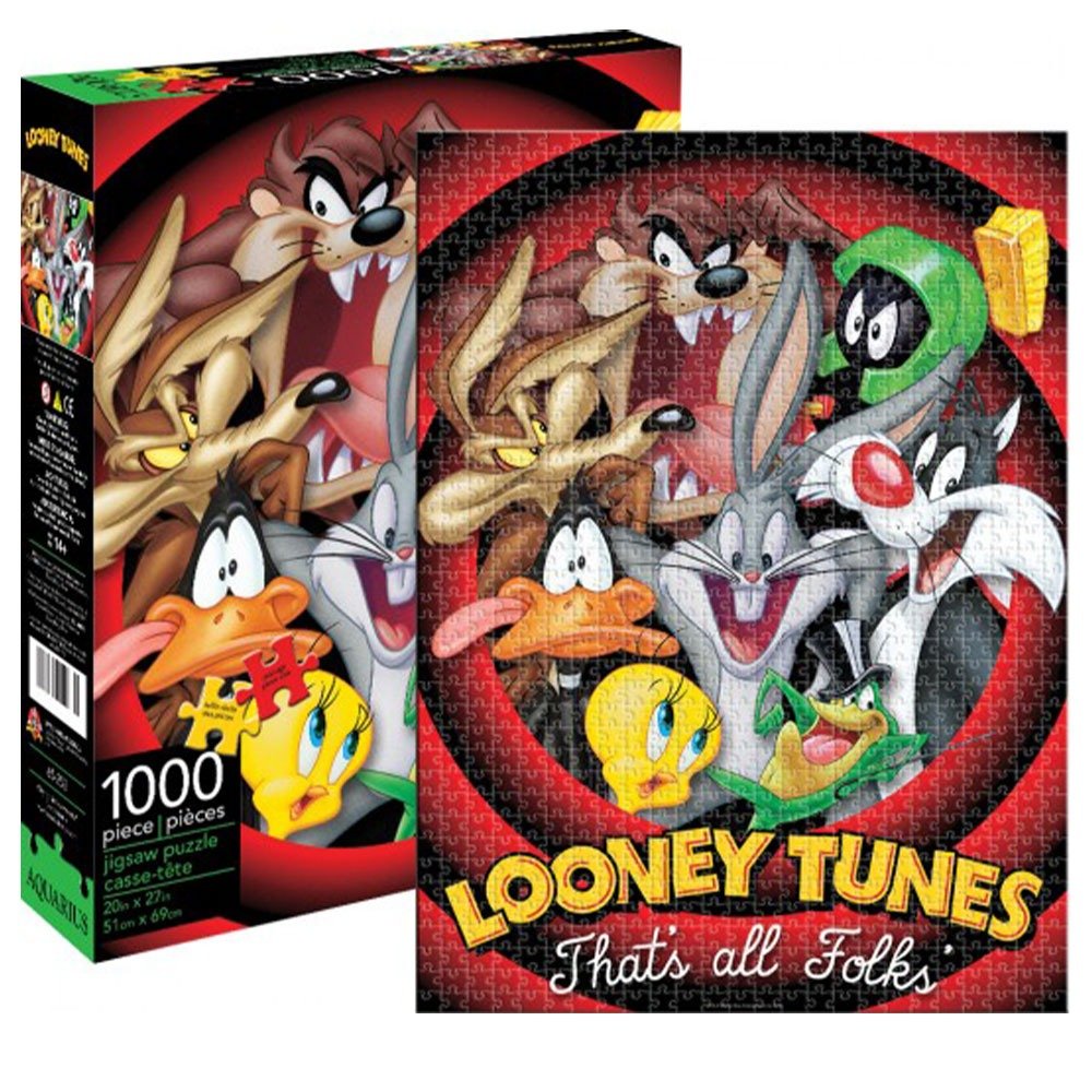 Looney Tunes That's All Folks 1000 pce Puzzle image 0