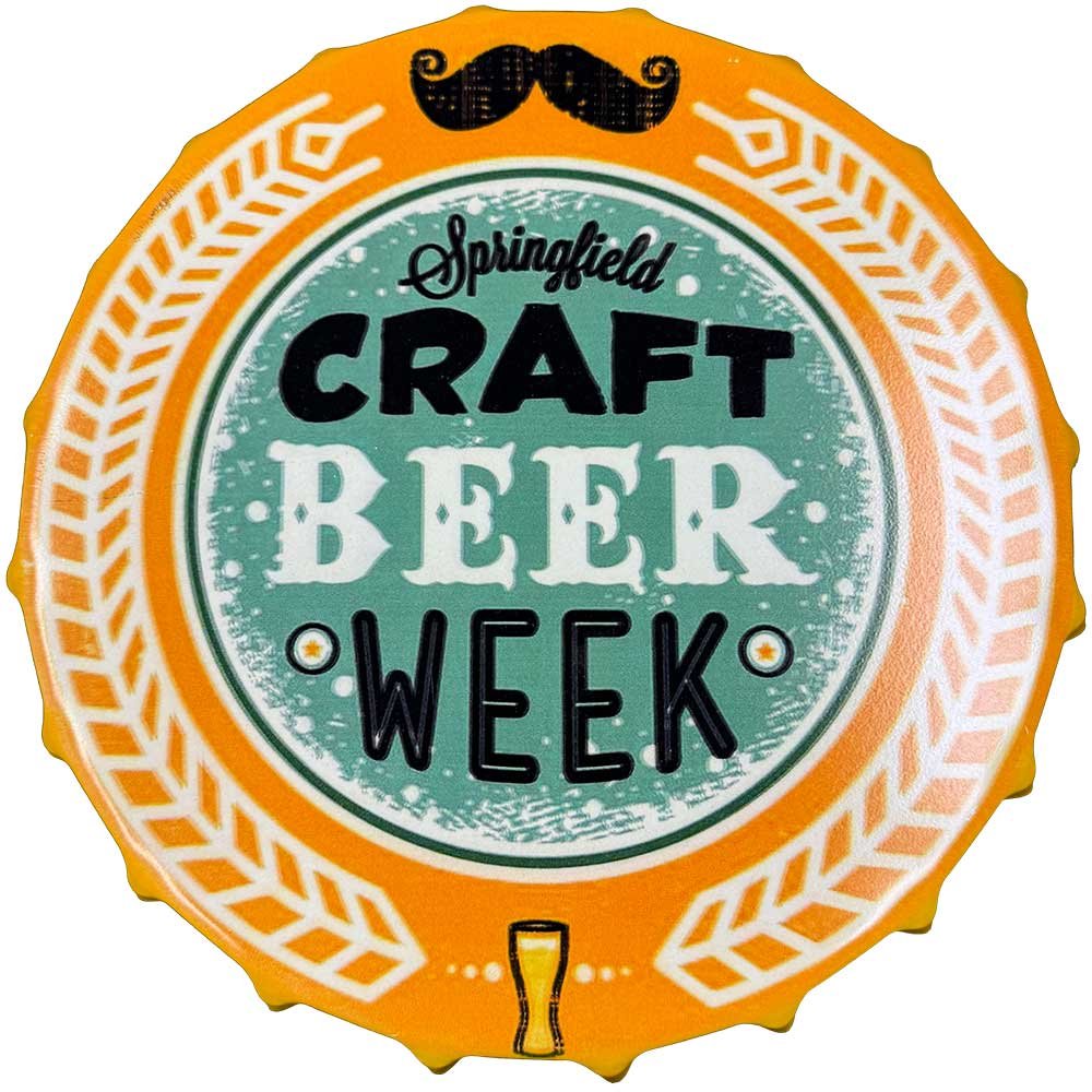 Bottle Cap Sign 35cm - Craft Beer Week image 0