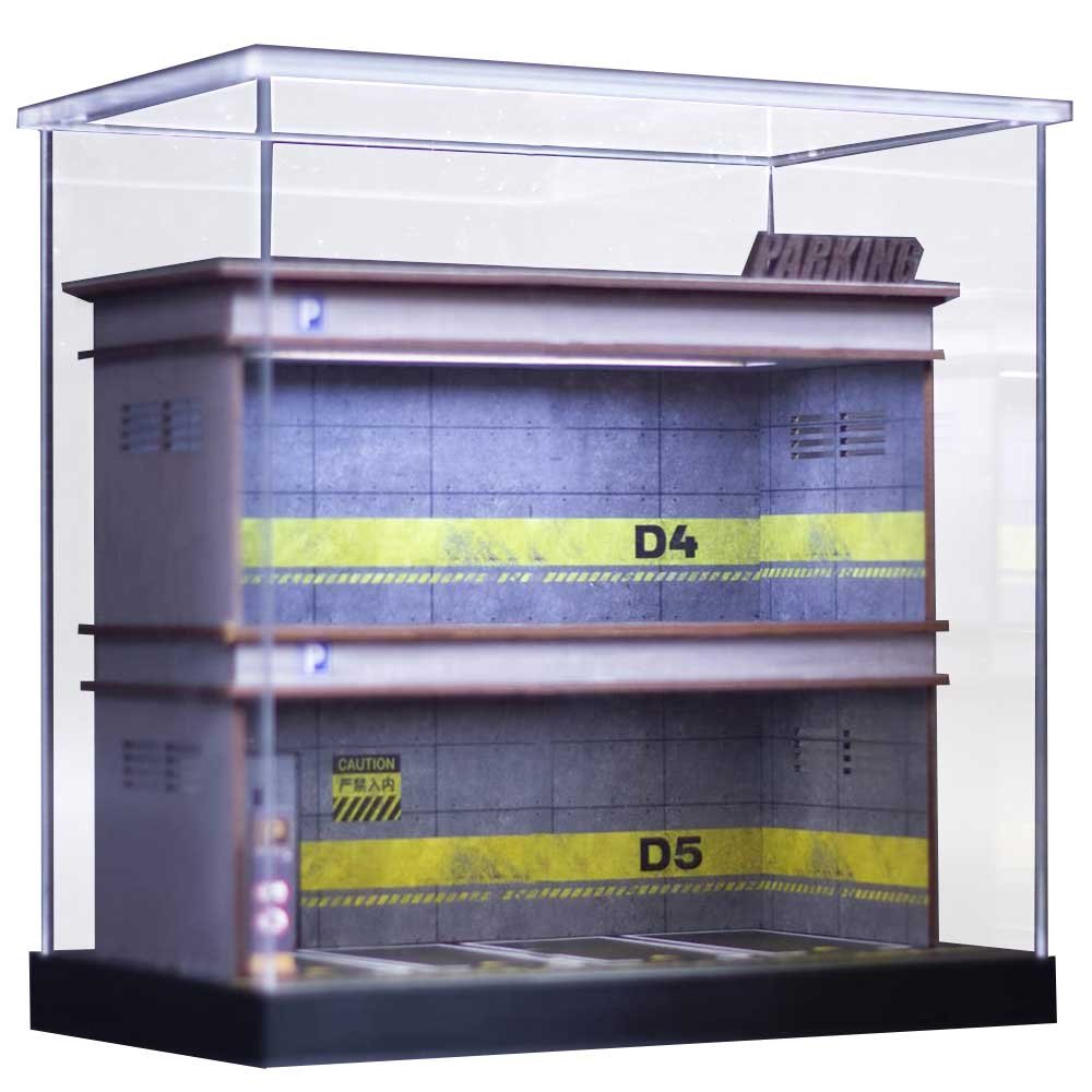 1:64 Scale Double Deck Model Car Parking Garage image 7