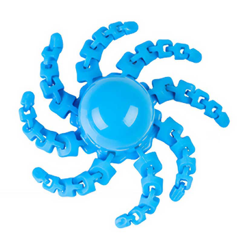 Sensory Fidget Octopus 4 Asst Colours - Blue image