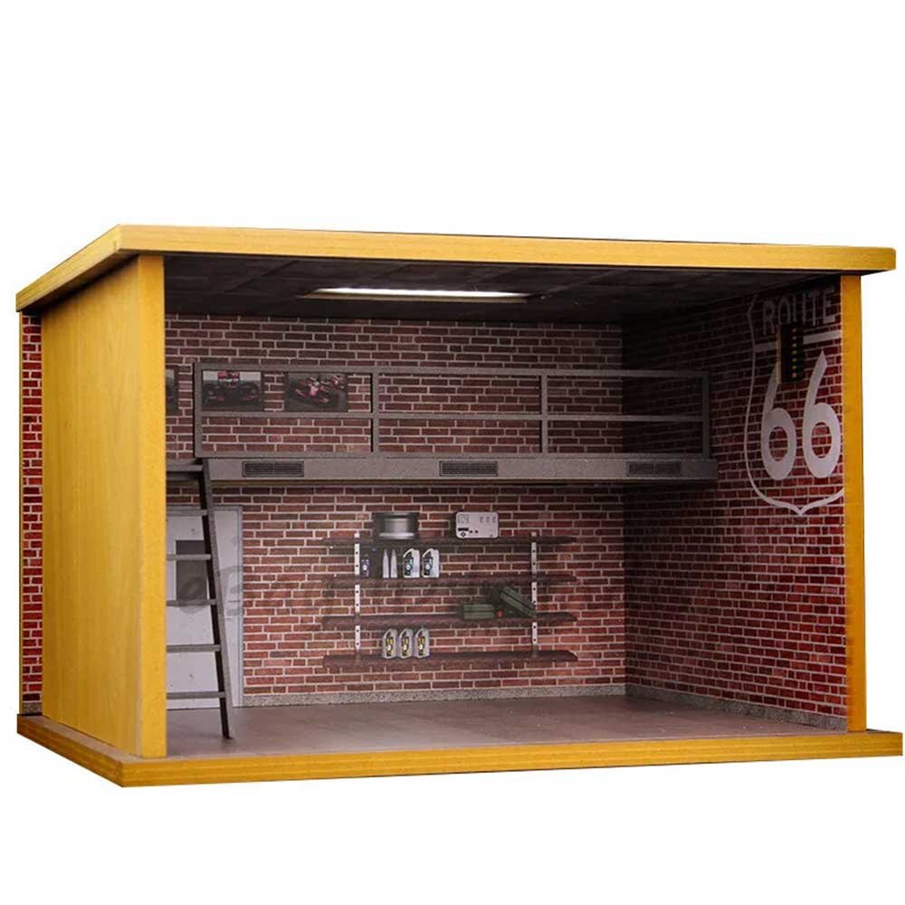 1:24 Scale Model Car Workshop - Red Brick image