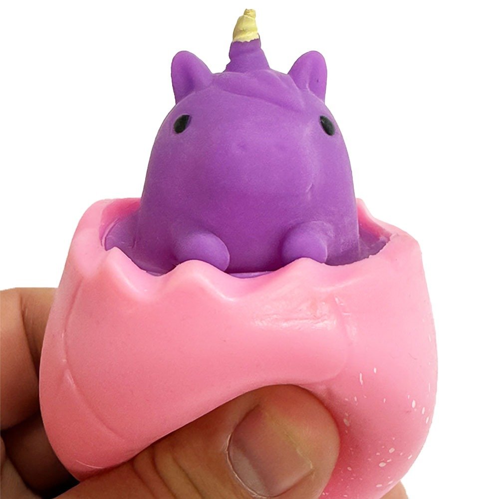 Squishy Unicorn Toy - Pink/Purple image