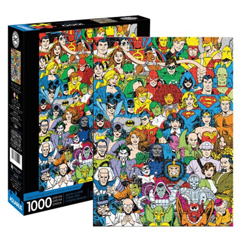 DC Comics Retro Cast 1000 pce Puzzle image 0