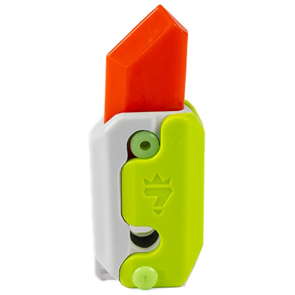 Gravity Flick Fidget Toy - Green/White image
