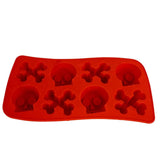 Silicone Skull &amp; Crossbone Tray - Red image 0
