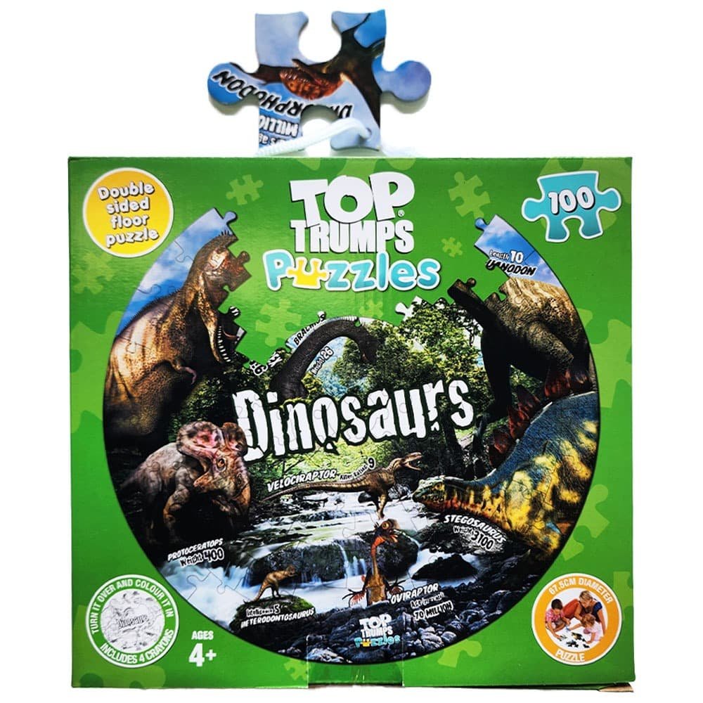 Dinosaurs Top Trumps Puzzles 100 pce image 0