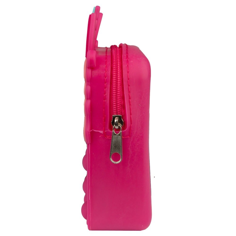Dark Pink Bubble-Pop Purse/Keyring Large image 1