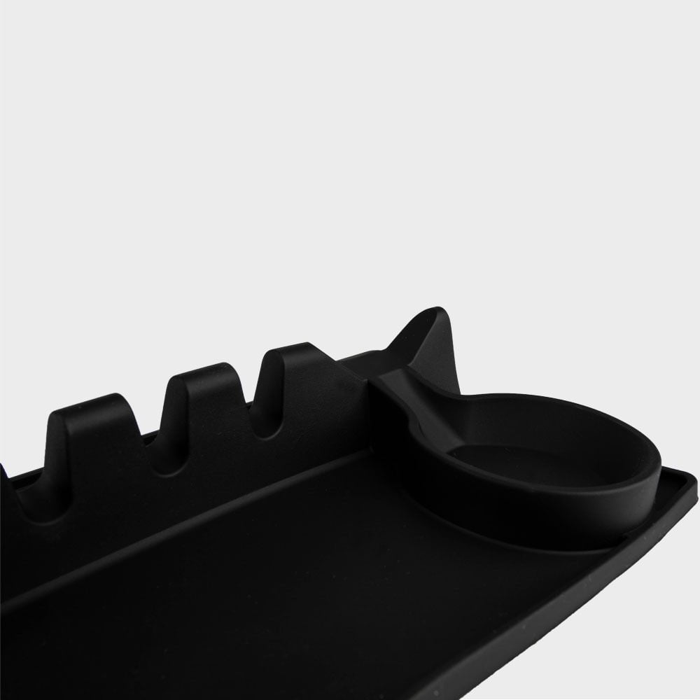 Silicone Spoon Rest Pad Black image 5