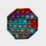 Octagonal Multi Colour Pop Bubble Fidget Toy image 0