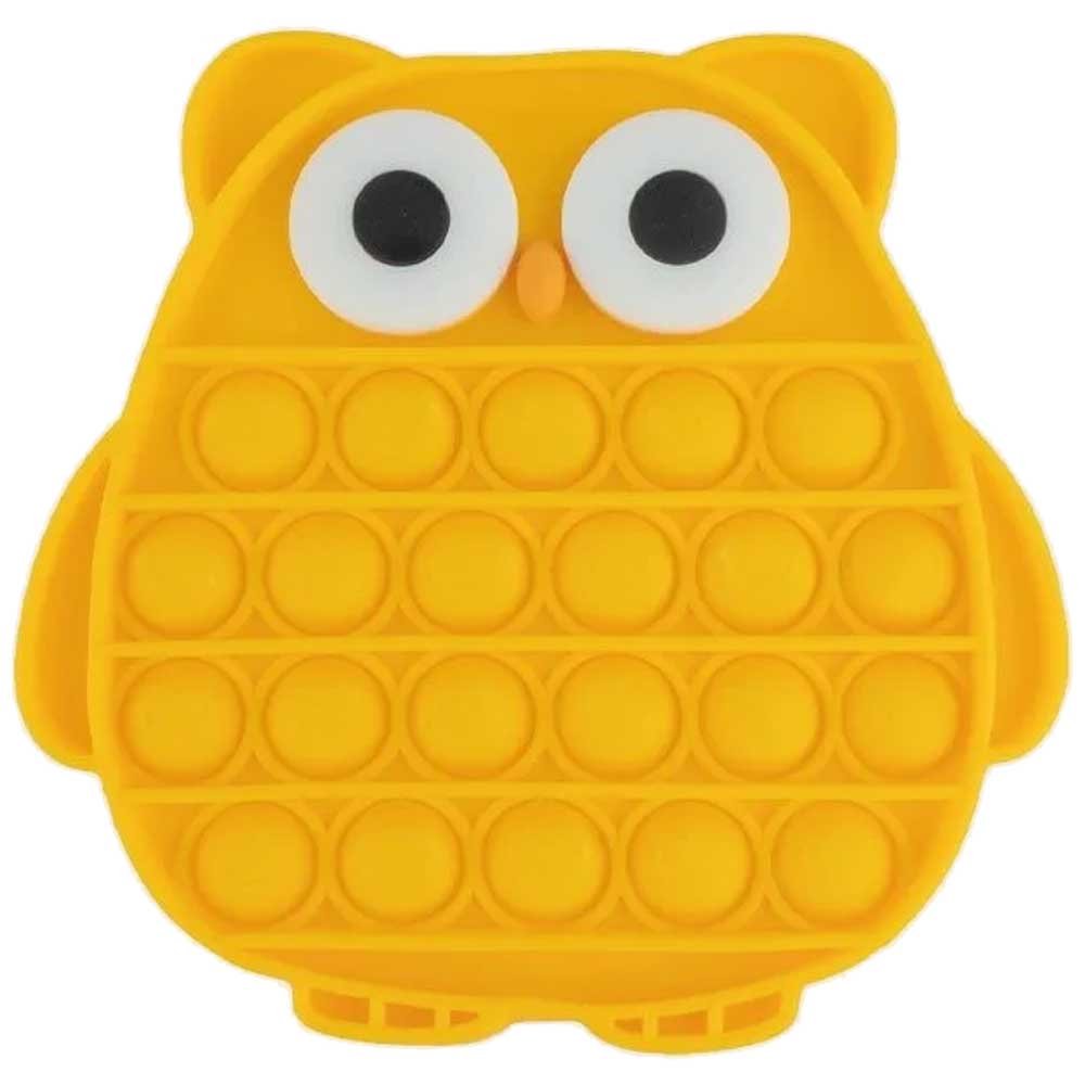 Yellow Owl Pop Bubble Fidget Toy image 0
