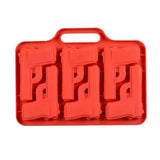 Silicone Gun Ice Tray - Red image 1